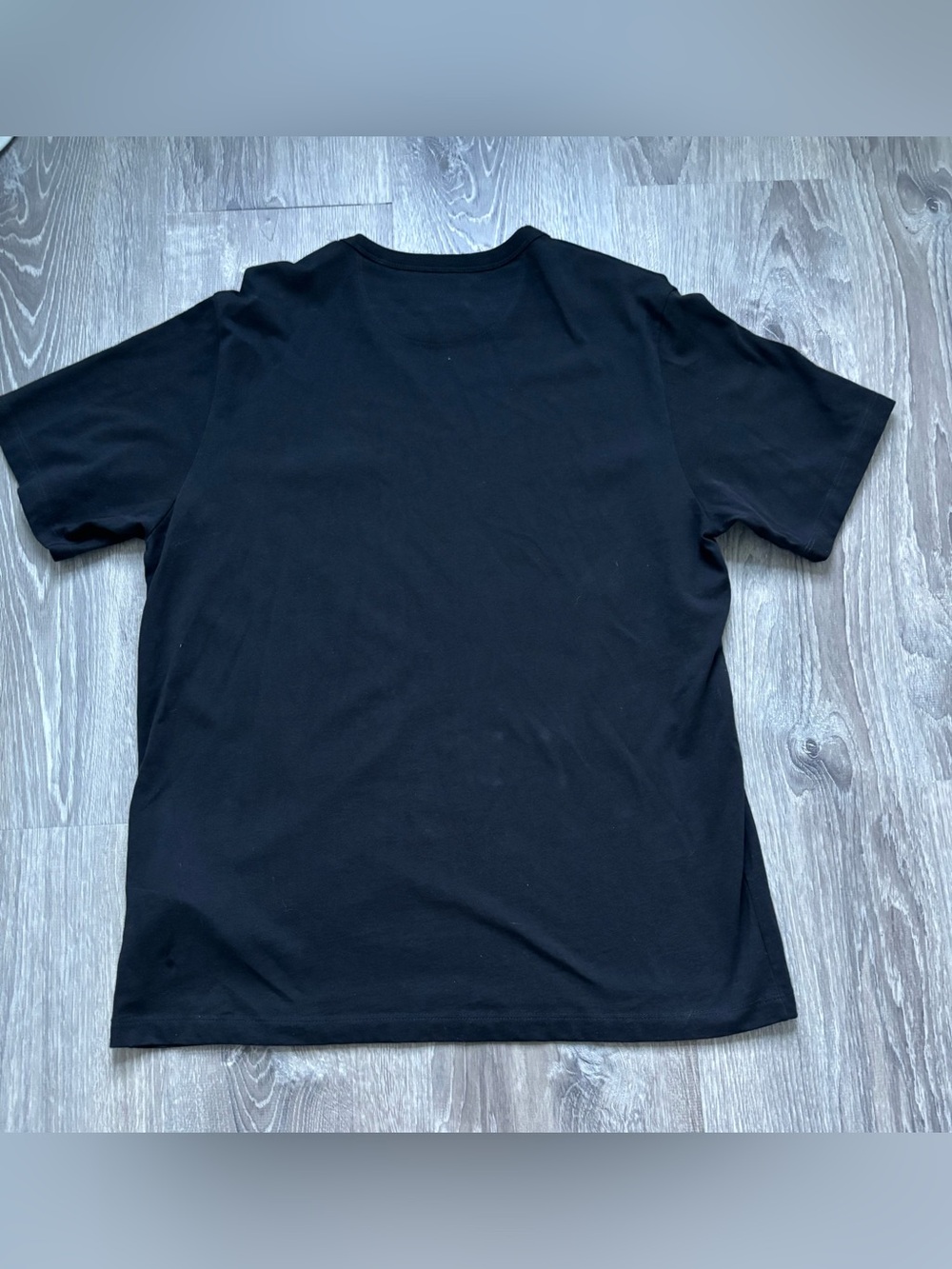 Coach Men’s Black Embossed Logo Crewneck Tee Size L - Picture 2 of 4